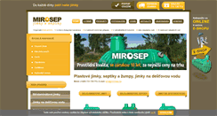 Desktop Screenshot of mirosep.cz