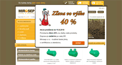 Desktop Screenshot of mirosep.sk